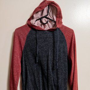 Navy/Red Volcom Knit Hoodie - S